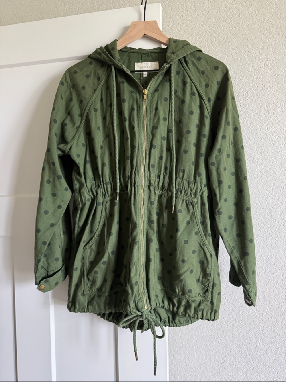 The GREAT Polka Dot Cotton Jacket